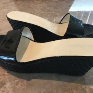 Prada Platform Wedge Slides